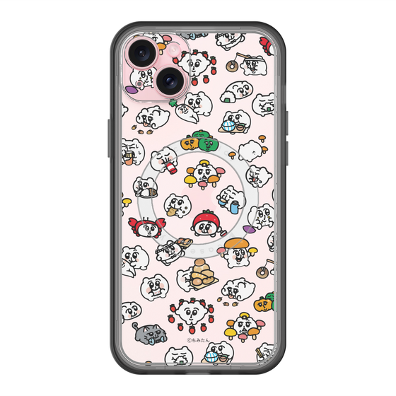 スリムプロテクションプレミアムケース with MagSafe［ ちみたん - ちみたんがいっぱい - 食べ物編 ］