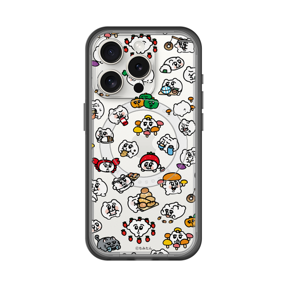 スリムプロテクションプレミアムケース with MagSafe［ ちみたん - ちみたんがいっぱい - 食べ物編 ］