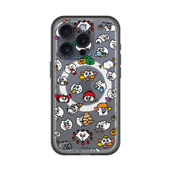 スリムプロテクションプレミアムケース with MagSafe［ ちみたん - ちみたんがいっぱい - 食べ物編 ］