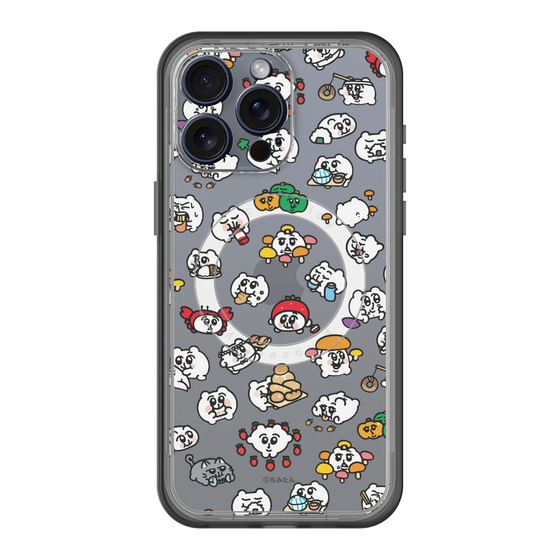 スリムプロテクションプレミアムケース with MagSafe［ ちみたん - ちみたんがいっぱい - 食べ物編 ］