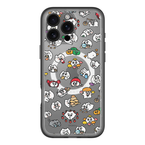 スリムプロテクションプレミアムケース with MagSafe［ ちみたん - ちみたんがいっぱい - 食べ物編 ］