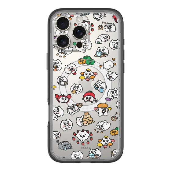 スリムプロテクションプレミアムケース with MagSafe［ ちみたん - ちみたんがいっぱい - 食べ物編 ］