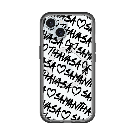 スリムプロテクションプレミアムケース with MagSafe［ Samantha Thavasa - スクリッタ - クリア ］