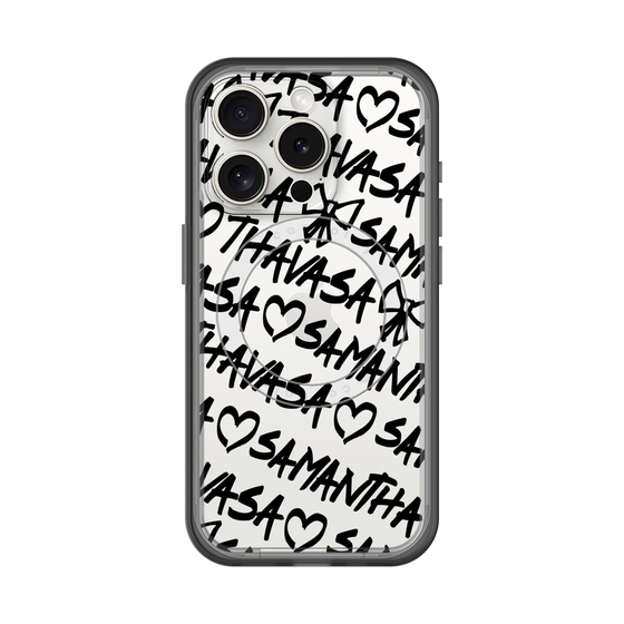 スリムプロテクションプレミアムケース with MagSafe［ Samantha Thavasa - スクリッタ - クリア ］