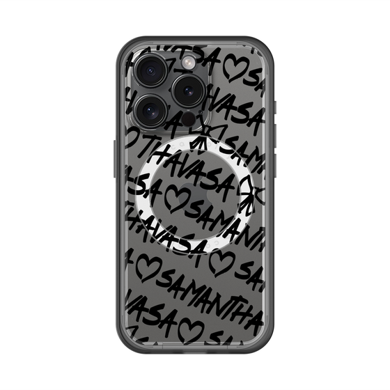 スリムプロテクションプレミアムケース with MagSafe［ Samantha Thavasa - スクリッタ - クリア ］