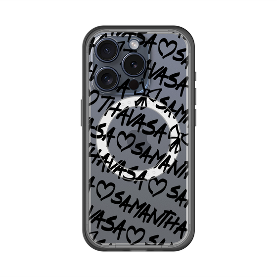 スリムプロテクションプレミアムケース with MagSafe［ Samantha Thavasa - スクリッタ - クリア ］