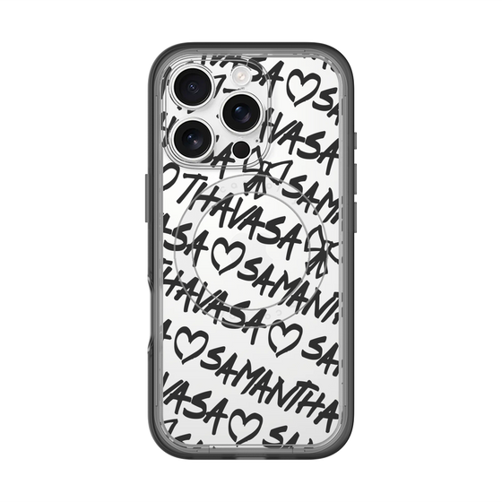 スリムプロテクションプレミアムケース with MagSafe［ Samantha Thavasa - スクリッタ - クリア ］