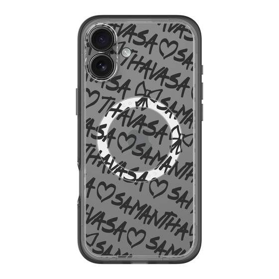 スリムプロテクションプレミアムケース with MagSafe［ Samantha Thavasa - スクリッタ - クリア ］