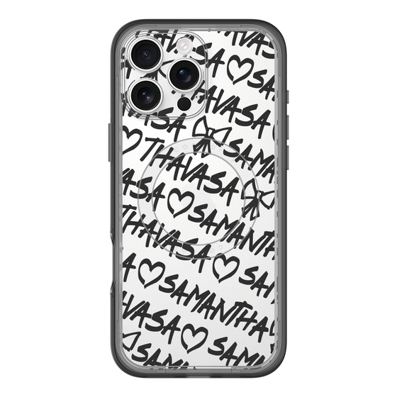 スリムプロテクションプレミアムケース with MagSafe［ Samantha Thavasa - スクリッタ - クリア ］