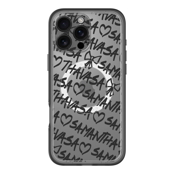 スリムプロテクションプレミアムケース with MagSafe［ Samantha Thavasa - スクリッタ - クリア ］