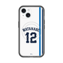 スリムプロテクションプレミアムケース with MagSafe［ 埼玉西武ライオンズ- #12 WATANABE - ホーム ］