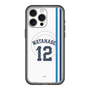 スリムプロテクションプレミアムケース with MagSafe［ 埼玉西武ライオンズ- #12 WATANABE - ホーム ］
