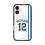 スリムプロテクションプレミアムケース with MagSafe［ 埼玉西武ライオンズ- #12 WATANABE - ホーム ］