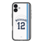 スリムプロテクションプレミアムケース with MagSafe［ 埼玉西武ライオンズ- #12 WATANABE - ホーム ］