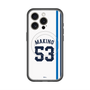 スリムプロテクションプレミアムケース with MagSafe［ 埼玉西武ライオンズ- #53 MAKINO - ホーム ］
