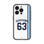 スリムプロテクションプレミアムケース with MagSafe［ 埼玉西武ライオンズ- #63 HASEGAWA - ホーム ］