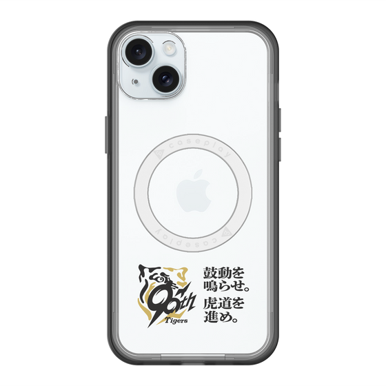 スリムプロテクションプレミアムケース with MagSafe［ 阪神タイガース - 90周年ロゴ - キャッチコピー ］