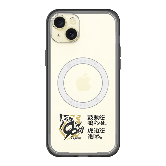 スリムプロテクションプレミアムケース with MagSafe［ 阪神タイガース - 90周年ロゴ - キャッチコピー ］