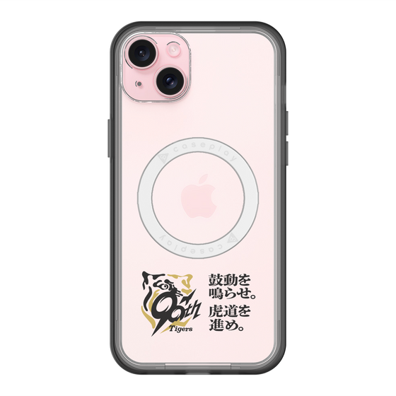 スリムプロテクションプレミアムケース with MagSafe［ 阪神タイガース - 90周年ロゴ - キャッチコピー ］