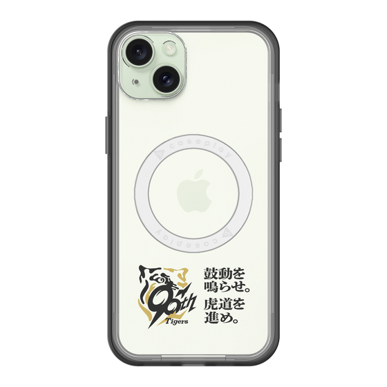 スリムプロテクションプレミアムケース with MagSafe［ 阪神タイガース - 90周年ロゴ - キャッチコピー ］
