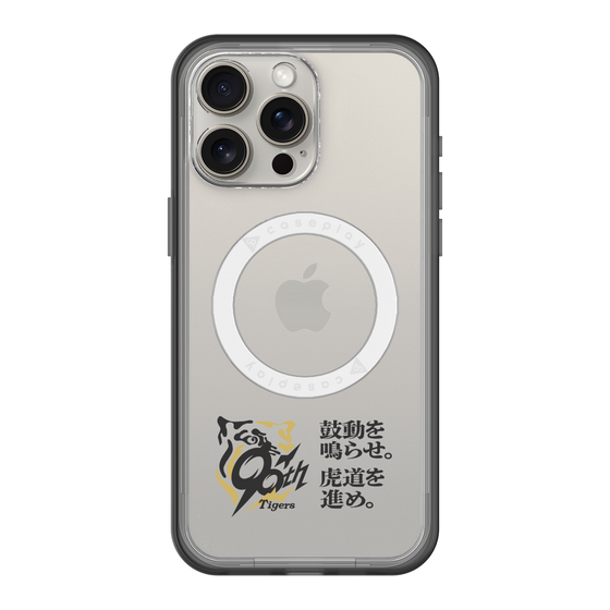 スリムプロテクションプレミアムケース with MagSafe［ 阪神タイガース - 90周年ロゴ - キャッチコピー ］
