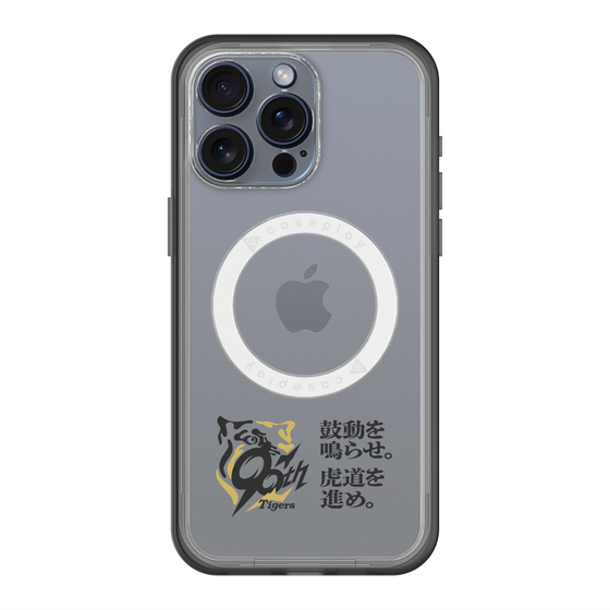 スリムプロテクションプレミアムケース with MagSafe［ 阪神タイガース - 90周年ロゴ - キャッチコピー ］