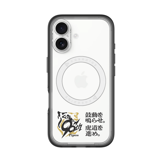 スリムプロテクションプレミアムケース with MagSafe［ 阪神タイガース - 90周年ロゴ - キャッチコピー ］