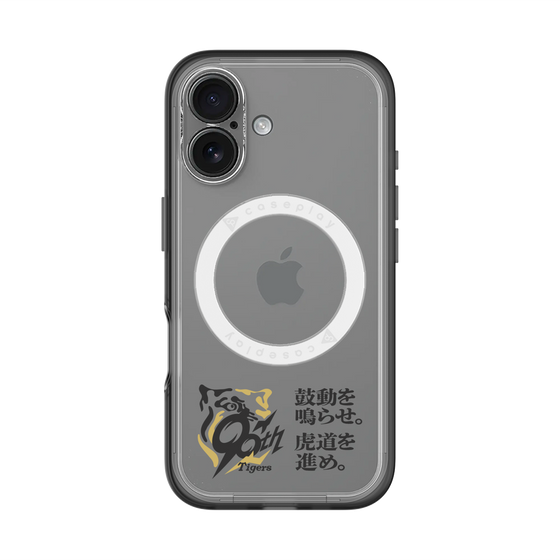 スリムプロテクションプレミアムケース with MagSafe［ 阪神タイガース - 90周年ロゴ - キャッチコピー ］