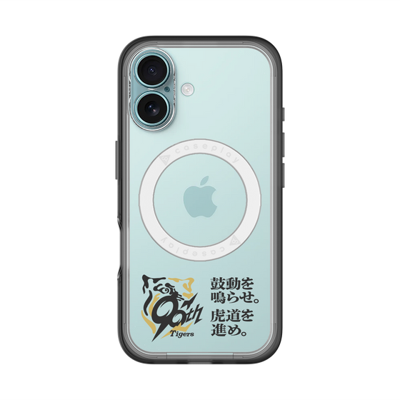 スリムプロテクションプレミアムケース with MagSafe［ 阪神タイガース - 90周年ロゴ - キャッチコピー ］