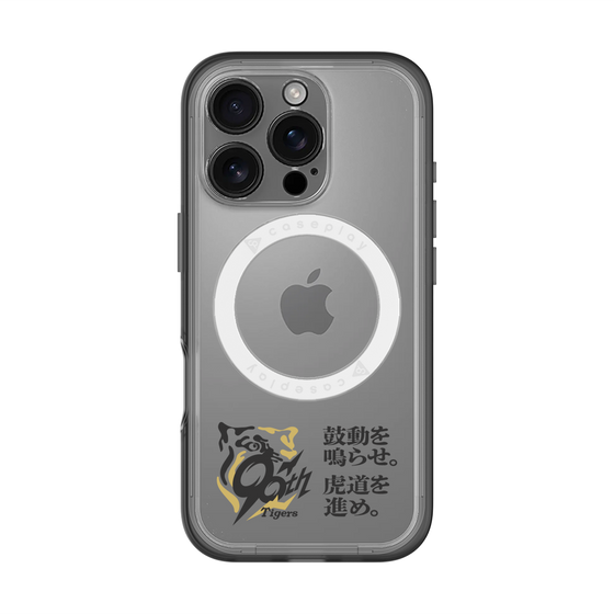 スリムプロテクションプレミアムケース with MagSafe［ 阪神タイガース - 90周年ロゴ - キャッチコピー ］