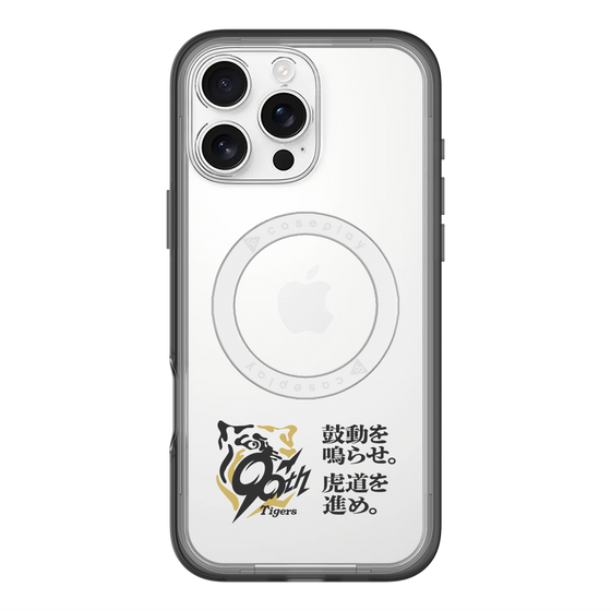 スリムプロテクションプレミアムケース with MagSafe［ 阪神タイガース - 90周年ロゴ - キャッチコピー ］