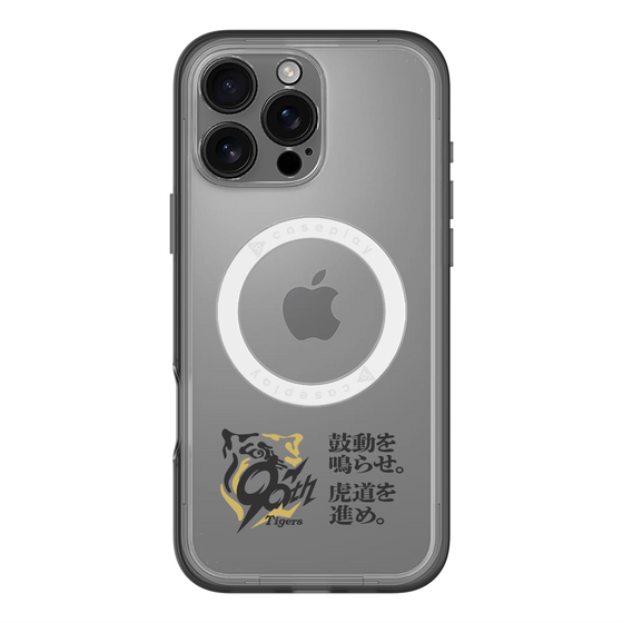 スリムプロテクションプレミアムケース with MagSafe［ 阪神タイガース - 90周年ロゴ - キャッチコピー ］