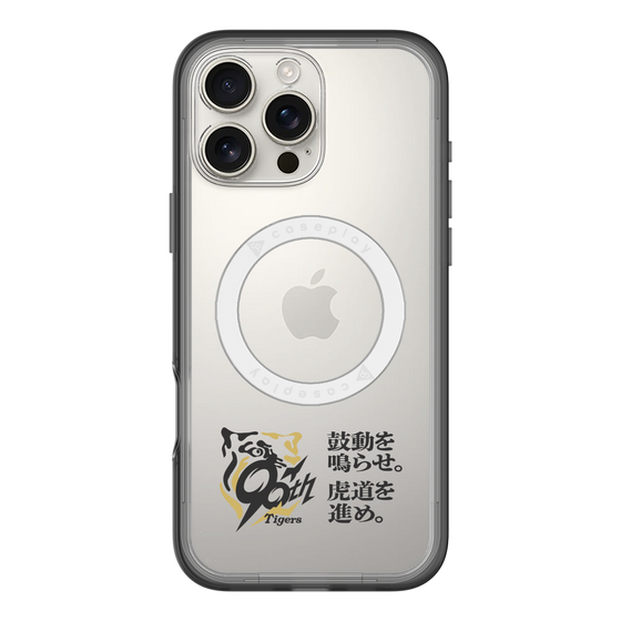 スリムプロテクションプレミアムケース with MagSafe［ 阪神タイガース - 90周年ロゴ - キャッチコピー ］