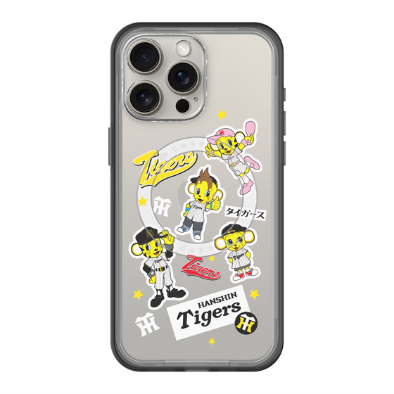 スリムプロテクションプレミアムケース with MagSafe［ 阪神タイガース - ステッカー ］