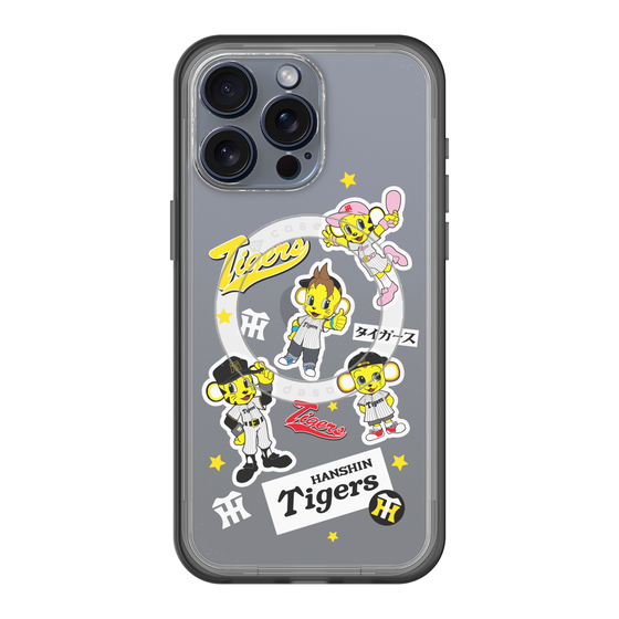 スリムプロテクションプレミアムケース with MagSafe［ 阪神タイガース - ステッカー ］