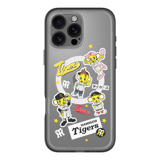 スリムプロテクションプレミアムケース with MagSafe［ 阪神タイガース - ステッカー ］