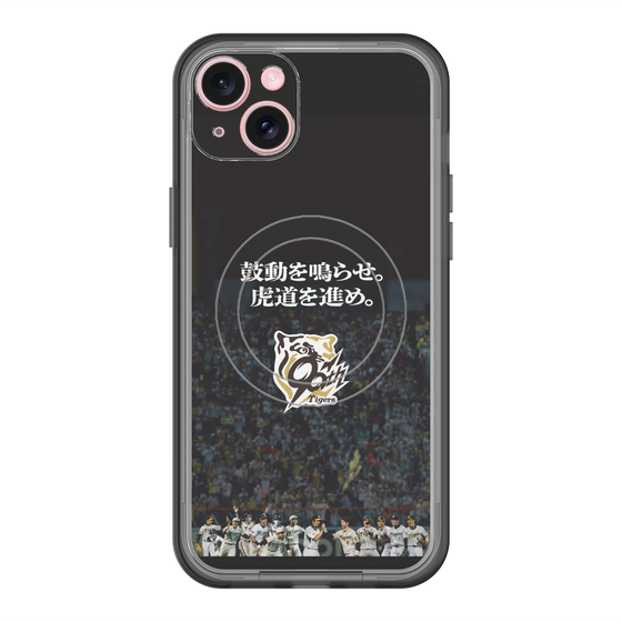 スリムプロテクションプレミアムケース with MagSafe［ 阪神タイガース - 90周年ロゴ - ビジュアル ］