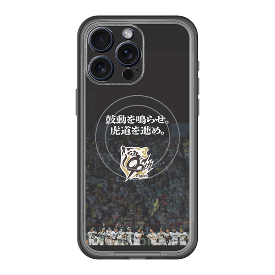 スリムプロテクションプレミアムケース with MagSafe［ 阪神タイガース - 90周年ロゴ - ビジュアル ］