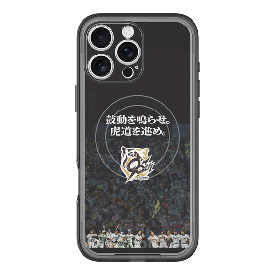 スリムプロテクションプレミアムケース with MagSafe［ 阪神タイガース - 90周年ロゴ - ビジュアル ］