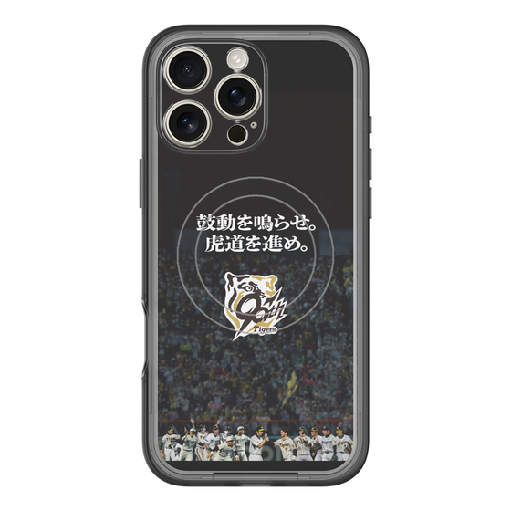スリムプロテクションプレミアムケース with MagSafe［ 阪神タイガース - 90周年ロゴ - ビジュアル ］