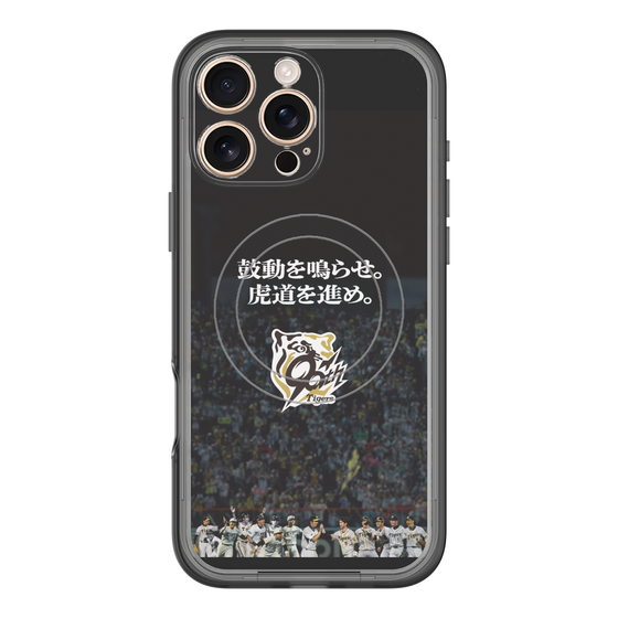 スリムプロテクションプレミアムケース with MagSafe［ 阪神タイガース - 90周年ロゴ - ビジュアル ］