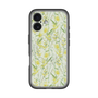 スリムプロテクションプレミアムケース with MagSafe［ 日比谷花壇 - DelicateGeometry - ライトグリーン ］