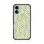 スリムプロテクションプレミアムケース with MagSafe［ 日比谷花壇 - DelicateGeometry - ライトグリーン ］