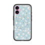 スリムプロテクションプレミアムケース with MagSafe［ 日比谷花壇 - DelicateGeometry - ライトブルー ］
