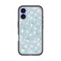 スリムプロテクションプレミアムケース with MagSafe［ 日比谷花壇 - DelicateGeometry - ライトブルー ］
