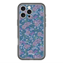 スリムプロテクションプレミアムケース with MagSafe［ 日比谷花壇 - FloralSymphony - ネイビー ］