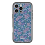 スリムプロテクションプレミアムケース with MagSafe［ 日比谷花壇 - FloralSymphony - ネイビー ］