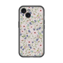 スリムプロテクションプレミアムケース with MagSafe［ 日比谷花壇 - FloralSymphony - ベージュ ］
