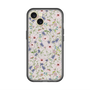 スリムプロテクションプレミアムケース with MagSafe［ 日比谷花壇 - FloralSymphony - ベージュ ］