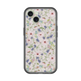 スリムプロテクションプレミアムケース with MagSafe［ 日比谷花壇 - FloralSymphony - ベージュ ］